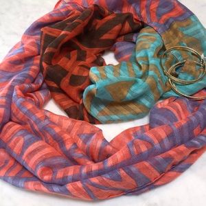 Colorful Printed Infinity Scarf